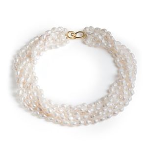 Pearls necklace 5-strand 5-row
